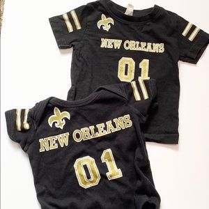 SAINTS Bundle NFL Football New Orleans - 2 Items